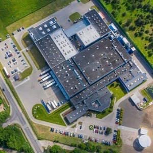 Drone Photograph of distribution facility