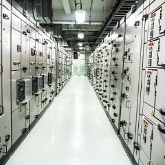Electrical switchgear room