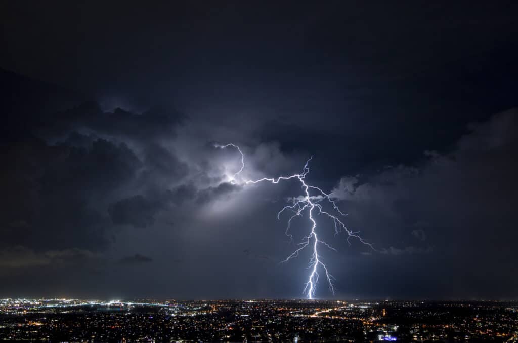 lightning bolt arc flash